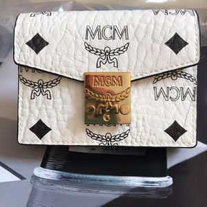 AUTHENTIC MCM MINI ACCORDION CARD WALLET
